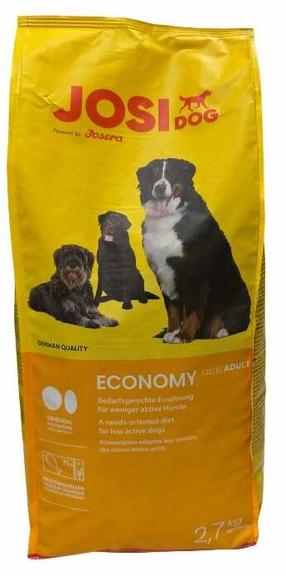 Sausas šunų maistas Josera JosiDog Economy, grūdai, 2.7 kg