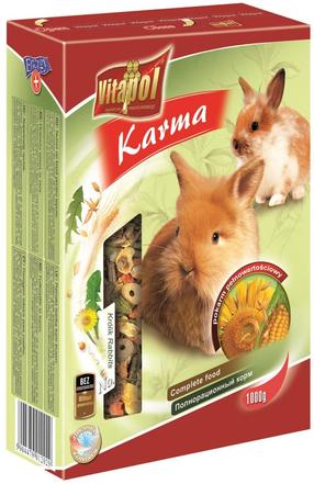 Maistas graužikams Vitapol Complete, triušiams, 1 kg