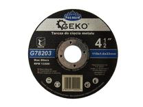 Pjovimo diskas Geko G78203, 115 mm x 1.6 mm x 22.23 mm