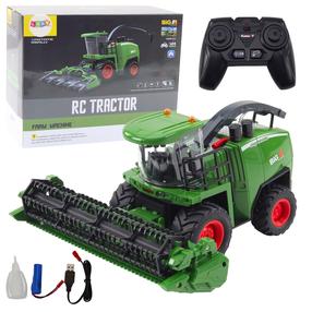 Rc kombainas Lean Toys Farm Machine, 1:24, žalia sp.