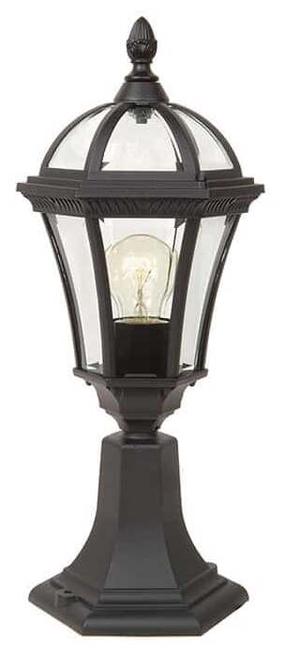 Pastatomas lauko šviestuvas Elstead Lighting Ledbury, 60W, E27, IP44, juoda sp., 17.3 cm x 47.5 cm