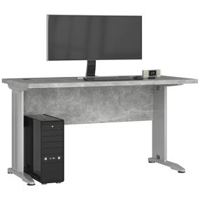 Datorgalds Akord BM-135, 135 cm x 60 cm, 76 cm, balta krās./pelēka krās.