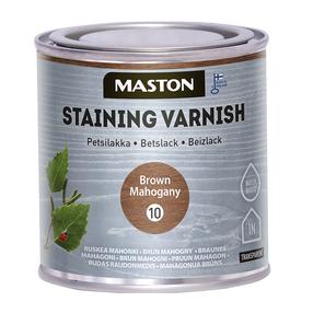 Бейц лак, полуглянцевая Maston 6021010, 0.250 л, Красное дерево цв.