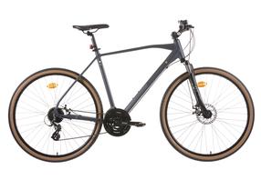 Velosipēds tūristu Bottari TRK 28 MTB 24S H51, 28 ", 20" rāmis, pelēka krās.