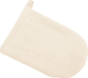 Pirštinė plaušinė kūdikiams ir vaikams BabyMatex Frotte, kreminė sp., 15 cm