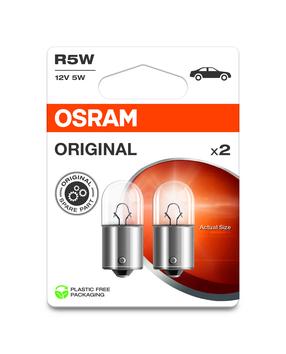 Automobilio lemputė Osram 5007-2BL, kaitrinė, skaidri sp., 12 V