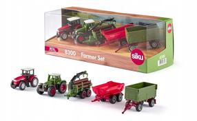 Игрушечные тракторы с аксессуарами Siku Farmer, 1:87, многоцветный