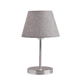 Galda stāvlampas Opviq AYD-3405, E27, 60W, pelēka krās./hroma krās.