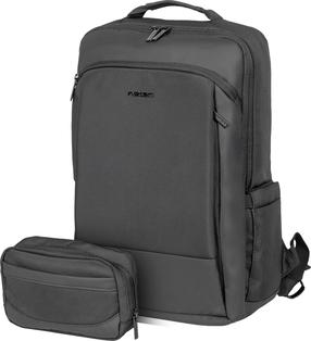 Portatīvā datora mugursoma Natec Kudu Plus, melna krās., 16 l, 15.6"