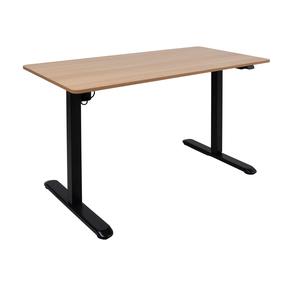 Datorgalds regulējams augstums Home4you Ergo Light K18708, 120 cm x 60 cm, 73 - 118 cm, brūna krās./melna krās.