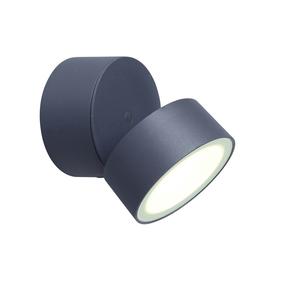 Sieninis lauko šviestuvas Lutec Cltrumpet, 11W, LED, IP54, pilka sp., 9.4 cm x 11.6 cm