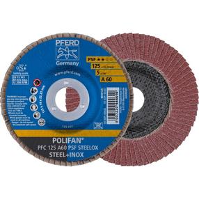 Шлифовальный диск Pferd PFC125 A PSF 60, 125 мм x 22.23 мм