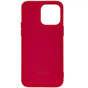 Evelatus Premium Minkštas lietimo nano silikono dėklas Apple iPhone 14 Raudonas
