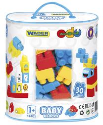 Kaladėlės Wader Baby Block 41401, 30 vnt.