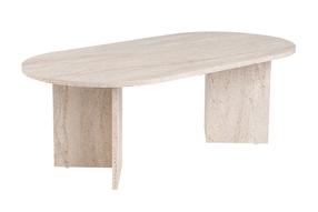 Kavos staliukas Nordure Sable, rusva sp., 60 cm x 119 cm x 40 cm