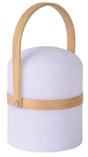 Välitingimustes kasutatav lauavalgusti Lucide Joe, 3W, LED, IP44, valge v., 14.5 cm x 26.5 cm