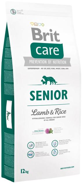 Sausas šunų maistas Brit Care Senior Lamb&Rice, ėriena, 12 kg