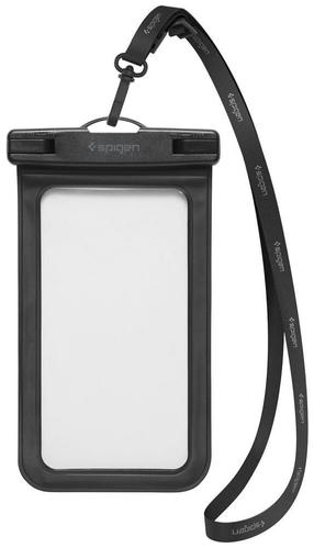 Telefoni ümbris Spigen A601 Universal Waterproof case, läbipaistev v./must v., Kõik