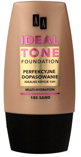 Жидкая основа для макияжа Aa Make Up Ideal Tone, светло-коричневый цв., 105 sand, 30 мл