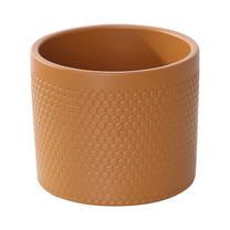 Gėlių vazonas Domoletti WALEC PLASTER MIODU, keramika, Ø 19 cm, oranžinė sp.