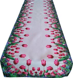 Stalo takelis stačiakampė OHA-003-A, balta sp./žalia sp./rožinė sp., 40 x 180 cm
