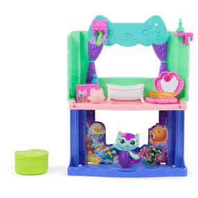Rotaļlietu figūriņa, ar piederumiem Spin Master Gabbys Dollhouse Mercats Spaweasome Bathroom, daudzkrāsaina