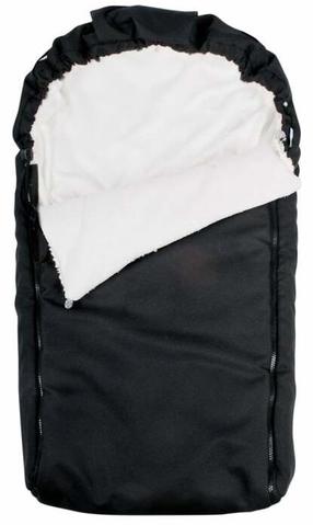 Talvine magamiskott beebile BabyMatex Cocoon 48, valge v./must v., 100 cm x 45 cm
