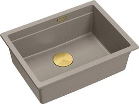 Köögivalamu GraniteQ Logan 100, graniit, 59.5 cm x 45 cm x 21.5 cm, soft toupee v.