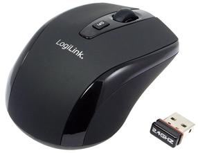 Беспроводная компьютерная мышь Logilink ID0031, черный цв.