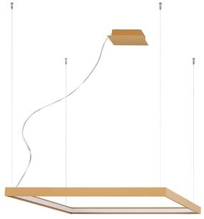 Šviestuvas kabinamas Thoro Lighting Nelya TH.152, LED, 4000 °K, 1 x 50 W, aukso sp. / aukso sp.