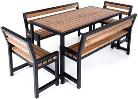 Lauko baldų komplektas DM Grill Garden 4 Comfort, ruda sp., 6 vietų