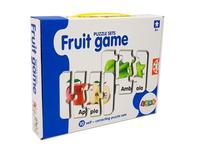 Edukacinė dėlionė Lean Toys Fruit Game, įvairių spalvų, 10 vnt.