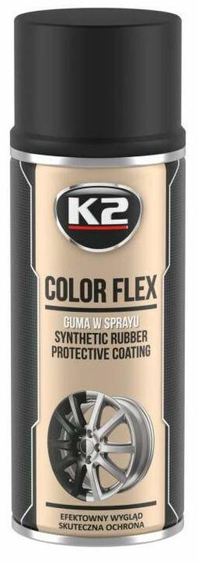 Спрей для защиты резины K2 Color Flex, 0.400 л