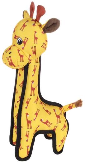 Žaislas šuniui, pliušinis Flamingo Strong Stuff Giraffe 521878, 14 cm, geltona sp.