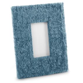 Nuotraukų rėmelis AmeliaHome Fur Denim, 19 cm, mėlyna sp.
