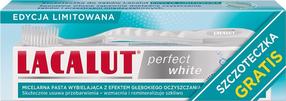 Hambapasta koos hambaharjaga Lacalut Perfect White, 75 ml