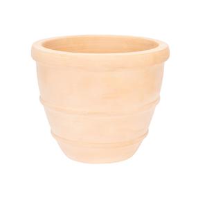 Puķu pods Domoletti TC.6699.030, keramika/māls, Ø 30 cm, brūna krās.