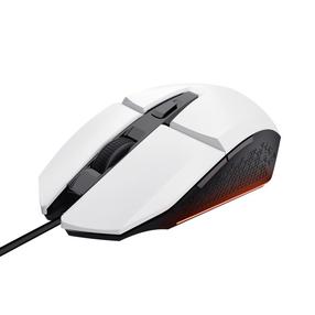 Vadu spēļu pele Trust GXT 109W FELOX, usb 2.0, balta krās.