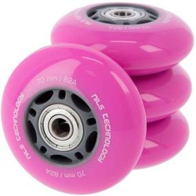 Ritenis Nils Extreme Wheel Set, 70 mm x 24 mm x 70 mm
