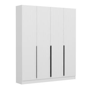 Prieškambario spinta Kalune Design Noah 8255, balta sp., 35 cm x 180 cm x 210 cm