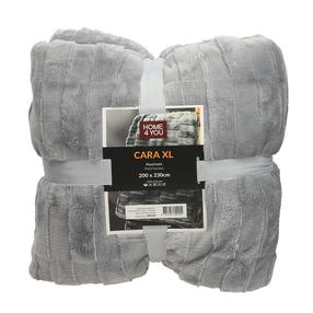 Pledas Home4you Cara XL, pilka sp., 230 cm x 200 cm