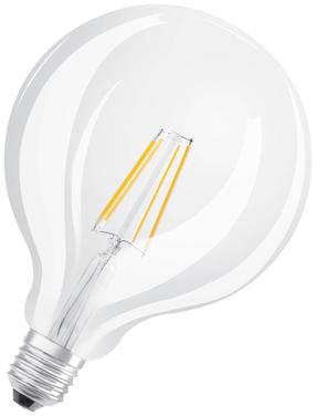 Spuldze Osram Retrofit Classic Globe LED, E27, 2700 °K, E27, 4 W, 470 lm
