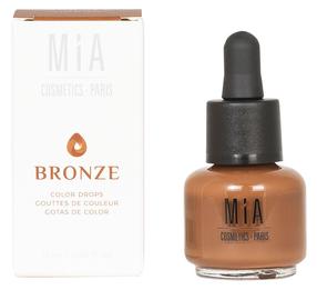 Vedel jumestuskreem Mia Cosmetics Paris Colour Drops, pronksivärvi v., bronze, 15 ml