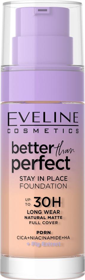 Жидкая основа для макияжа Eveline Cosmetics Better Than Perfect Stay In Place, nude beige цв., 03, 30 мл