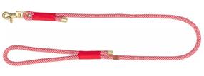 Šuns pavadėlis Trixie Soft Rope 277617, raudona sp./smėlio ruda sp., 1 m x 10 mm