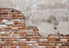 Fototapetas Artgeist Futuristic Duet - Concrete Tile On Old Brick Background, 280 cm x 392 cm