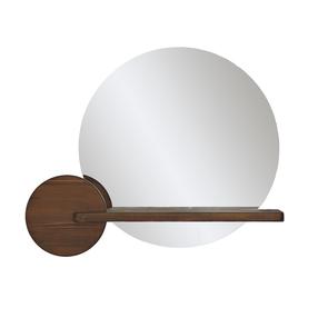 Veidrodis Kalune Design Mirror Points - Walnut 552NOS2441, kabinamas, 83 cm x 70 cm