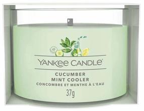Свеча, ароматическая Yankee Candle Mini Cucumber Mint Cooler, 7 - 10 час, 37 г, зеленый цв.