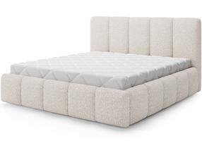 Lova pusantros vietos Edvige+ Standart Lift Jaffray 18, 140 x 200 cm, smėlio sp., be čiužinio, su grotelėmis