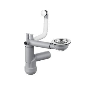 Сифон для раковины Deante Space-Saver ZXY_9917, серый цв.